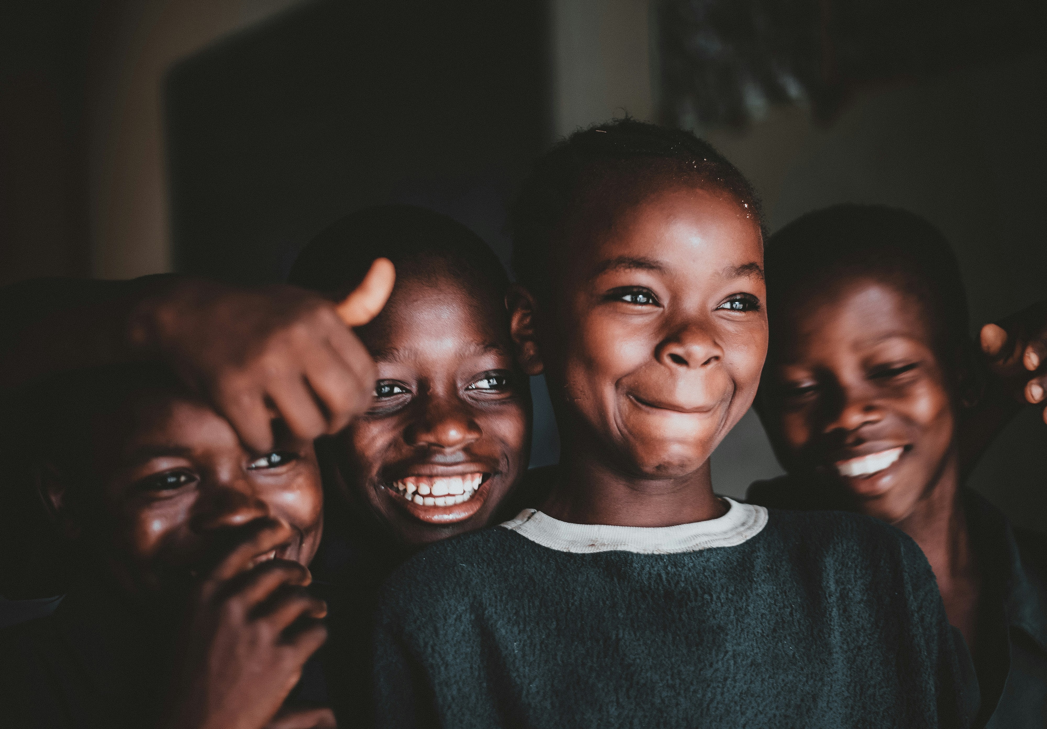 Students smiling